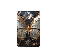 Phayah 4pcs Gold White Butterflies Pattern Lavender Scent Car Air Fresheners Rectangle Hanging Fragrance Tablet Closet Shoe Closet Fragrance