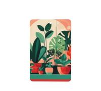 Phayah 4pcs Indoor Potted Green Plants Pattern Lavender Scent Car Air Fresheners Rectangle Hanging Fragrance Tablet Closet Shoe Closet Fragrance