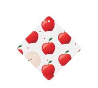 Phayah 4pcs Lovely Red Fruit Pattern Lavender Scent Car Air Fresheners Square Hanging Fragrance Tablet Closet Shoe Closet Fragrance
