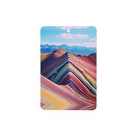 Phayah 4pcs Mt Rainbow Pattern Lavender Scent Car Air Fresheners Rectangle Hanging Fragrance Tablet Closet Shoe Closet Fragrance