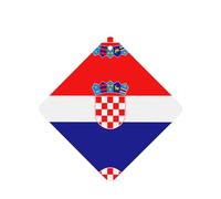 Phayah 4pcs Republic Of Croatia Flag Pattern Lavender Scent Car Air Fresheners Square Hanging Fragrance Tablet Closet Shoe Closet Fragrance