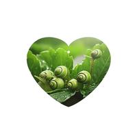 Phayah 4pcs Snail On Vegetable Leaf Pattern Lavender Scent Car Air Fresheners Heart Shape Hanging Fragrance Tablet Closet Shoe Closet Fragrance