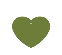 Phayah 4pcs Solid Dark Green Pattern Lavender Scent Car Air Fresheners Heart Shape Hanging Fragrance Tablet Closet Shoe Closet Fragrance