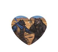 Phayah 4pcs Two Fighting Wolves Pattern Lavender Scent Car Air Fresheners Heart Shape Hanging Fragrance Tablet Closet Shoe Closet Fragrance