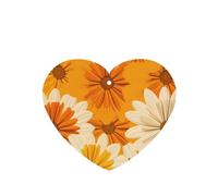 Phayah 4pcs White Yellow Daisy Pattern Lavender Scent Car Air Fresheners Heart Shape Hanging Fragrance Tablet Closet Shoe Closet Fragrance