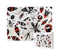 Phayah 500 Piece Adult Puzzle Wooden Puzzle Toy Kit Home Decor 52 X 38 Cm Abstract Stroke Pattern