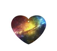 Phayah 6 Pcs Car Fresheners Hanging Colorful Stars Pattern Lavender Scent Tablets Long Lasting Fragrance Scented Card Heart Shape