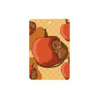 Phayah 6 Pcs Car Fresheners Hanging Cute Little Hamster Pattern Lavender Scent Tablets Long Lasting Fragrance Scented Card Rectangle