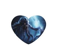 Phayah 6 Pcs Car Fresheners Hanging Deep Sea Octopus Monster Pattern Lavender Scent Tablets Long Lasting Fragrance Scented Card Heart Shape