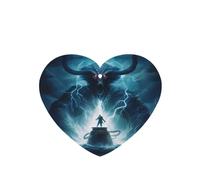 Phayah 6 Pcs Car Fresheners Hanging Devil In The Ocean Pattern Lavender Scent Tablets Long Lasting Fragrance Scented Card Heart Shape