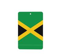 Phayah 6 Pcs Car Fresheners Hanging Flag Of Jamaica Pattern Lavender Scent Tablets Long Lasting Fragrance Scented Card Rectangle
