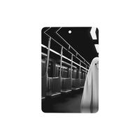 Phayah 6 Pcs Car Fresheners Hanging Ghost At Midnight Pattern Lavender Scent Tablets Long Lasting Fragrance Scented Card Rectangle