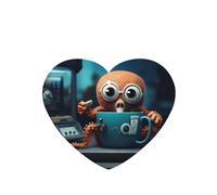 Phayah 6 Pcs Car Fresheners Hanging Octopus Coffee Cup Pattern Lavender Scent Tablets Long Lasting Fragrance Scented Card Heart Shape