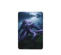 Phayah 6 Pcs Car Fresheners Hanging Octopus In The Grass Pattern Lavender Scent Tablets Long Lasting Fragrance Scented Card Rectangle