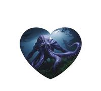Phayah 6 Pcs Car Fresheners Hanging Octopus In The Grass Pattern Lavender Scent Tablets Long Lasting Fragrance Scented Card Heart Shape