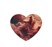 Phayah 6 Pcs Car Fresheners Hanging Quantum Nebula Pattern Lavender Scent Tablets Long Lasting Fragrance Scented Card Heart Shape
