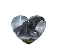 Phayah 6pcs A Giant Monster Pattern Lavender Scent Car Air Fresheners Heart Shape Hanging Fragrance Tablet Closet Shoe Closet Fragrance