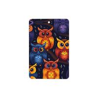 Phayah 6pcs Abstract Owl Pattern Lavender Scent Car Air Fresheners Rectangle Hanging Fragrance Tablet Closet Shoe Closet Fragrance