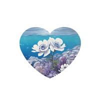 Phayah 6pcs Anemone In The Holy Pattern Lavender Scent Car Air Fresheners Heart Shape Hanging Fragrance Tablet Closet Shoe Closet Fragrance