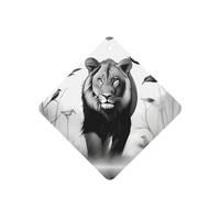 Phayah 6pcs Animals Wildlife Pattern Lavender Scent Car Air Fresheners Square Hanging Fragrance Tablet Closet Shoe Closet Fragrance