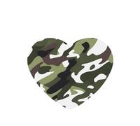 Phayah 6pcs Army Green Camouflage Pattern Lavender Scent Car Air Fresheners Heart Shape Hanging Fragrance Tablet Closet Shoe Closet Fragrance