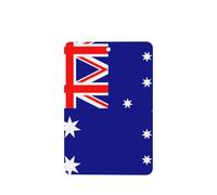 Phayah 6pcs Australian Flag Pattern Lavender Scent Car Air Fresheners Rectangle Hanging Fragrance Tablet Closet Shoe Closet Fragrance