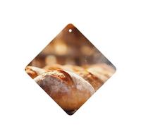 Phayah 6pcs Breads Pattern Lavender Scent Car Air Fresheners Square Hanging Fragrance Tablet Closet Shoe Closet Fragrance