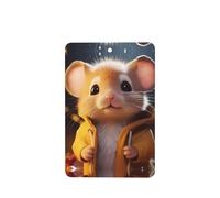 Phayah 6pcs Cute Mouse Boy Pattern Lavender Scent Car Air Fresheners Rectangle Hanging Fragrance Tablet Closet Shoe Closet Fragrance