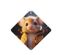 Phayah 6pcs Cute Mouse Boy Pattern Lavender Scent Car Air Fresheners Square Hanging Fragrance Tablet Closet Shoe Closet Fragrance