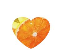 Phayah 6pcs Cutting Up An Orange Pattern Lavender Scent Car Air Fresheners Heart Shape Hanging Fragrance Tablet Closet Shoe Closet Fragrance