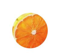 Phayah 6pcs Cutting Up An Orange Pattern Lavender Scent Car Air Fresheners Round Shape Hanging Fragrance Tablet Closet Shoe Closet Fragrance