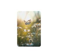 Phayah 6pcs Daisy Butterfly Pattern Lavender Scent Car Air Fresheners Rectangle Hanging Fragrance Tablet Closet Shoe Closet Fragrance