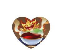 Phayah 6pcs Fantasy Teacup Pattern Lavender Scent Car Air Fresheners Heart Shape Hanging Fragrance Tablet Closet Shoe Closet Fragrance