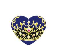 Phayah 6pcs Fantasy Tiara Pattern Lavender Scent Car Air Fresheners Heart Shape Hanging Fragrance Tablet Closet Shoe Closet Fragrance