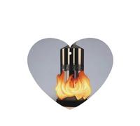 Phayah 6pcs Flaming Torch Torch Pattern Lavender Scent Car Air Fresheners Heart Shape Hanging Fragrance Tablet Closet Shoe Closet Fragrance