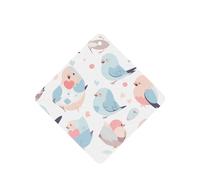 Phayah 6pcs Joyful Birdie Pattern Lavender Scent Car Air Fresheners Square Hanging Fragrance Tablet Closet Shoe Closet Fragrance