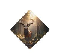 Phayah 6pcs King Elk Pattern Lavender Scent Car Air Fresheners Square Hanging Fragrance Tablet Closet Shoe Closet Fragrance