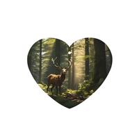 Phayah 6pcs Lonely Elk Pattern Lavender Scent Car Air Fresheners Heart Shape Hanging Fragrance Tablet Closet Shoe Closet Fragrance