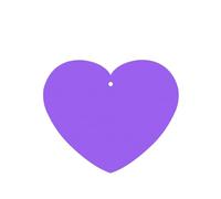 Phayah 6pcs Solid Color Light Purple Pattern Lavender Scent Car Air Fresheners Heart Shape Hanging Fragrance Tablet Closet Shoe Closet Fragrance