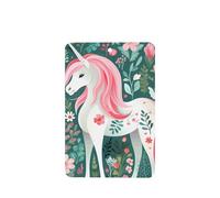 Phayah 6pcs Unicorn With Pink Hair Pattern Lavender Scent Car Air Fresheners Rectangle Hanging Fragrance Tablet Closet Shoe Closet Fragrance