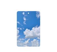 Phayah 6pcs White Clouds In The Sky Pattern Lavender Scent Car Air Fresheners Rectangle Hanging Fragrance Tablet Closet Shoe Closet Fragrance