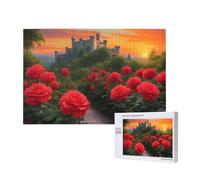 Phayah A Beautiful Castle Puzzles 1000 Piece for Jigsaw Puzzle Wooden Puzzle Forfamily Friend Home Decor Wall Art 29.5 X 19.7 in