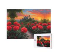 Phayah A Beautiful Castle Puzzles 300 Piece for Jigsaw Puzzle Wooden Puzzle for Family Friend Home Decor Wall Art 15.7 X 11in