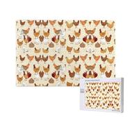 Phayah A Brood Of Chickens Jigsaw Puzzles For Adults 1000 Pieces.Home Decor Birthday Party For Men Women 29.5 X 19.7"