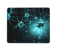 PHAYAH A Few Nerve Cells Pattern Mouse Pad Waterproof Surface & Non-Slip Rubber Base with Stitched Edges Gaming Mouse Mat for Laptop 8.3 X 10.3 in