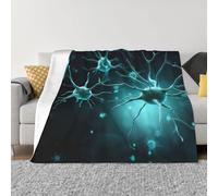 PHAYAH A Few Nerve Cells Pattern Ultra-Soft Micro Blanket Flannel Blankets for Couch Sofa Bed Living Room Office Lunch Break 80"X60"
