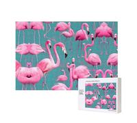 Phayah A Flock Of Flamingos Puzzles For Adults 300 Pieces For Home Decor Children'S Intelligence Development Toys 15.7 X 11"