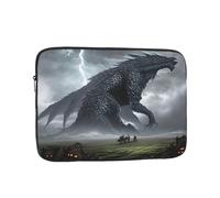 PHAYAH A Giant Monster Patterned Laptop Sleeve Bag, Shockproof Slim Laptop Bag Briefcase Carrying Laptop Cover, Black, 25.40 cm