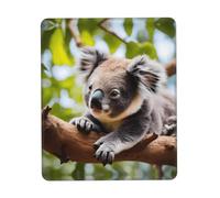 PHAYAH A Little Koala Pattern Mouse Pad with Anti-Fray Stitching with Non-Slip Rubber Base, Gaming Mouse Mat for Laptop, Office & Home 10 X 12 Inch