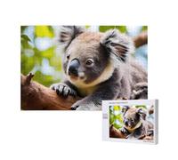 Phayah A Little Koala Puzzles 1000 Piece for Jigsaw Puzzle Wooden Puzzle Forfamily Friend Home Decor Wall Art 29.5 X 19.7 in